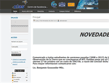 Tablet Screenshot of clas.postgradoumss.net